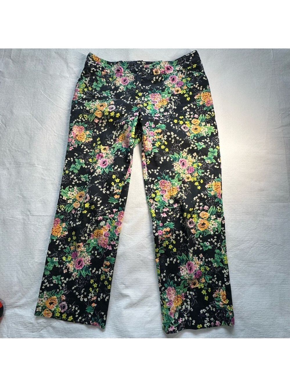Laundry By Shelli Segal Multicolor Floral Pants Size 6